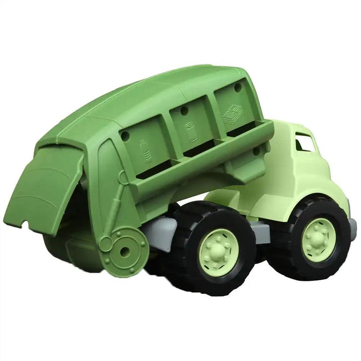 Bigjigs Green Toys 100% Recycled Plastic Green Recycling Truck Up Picture