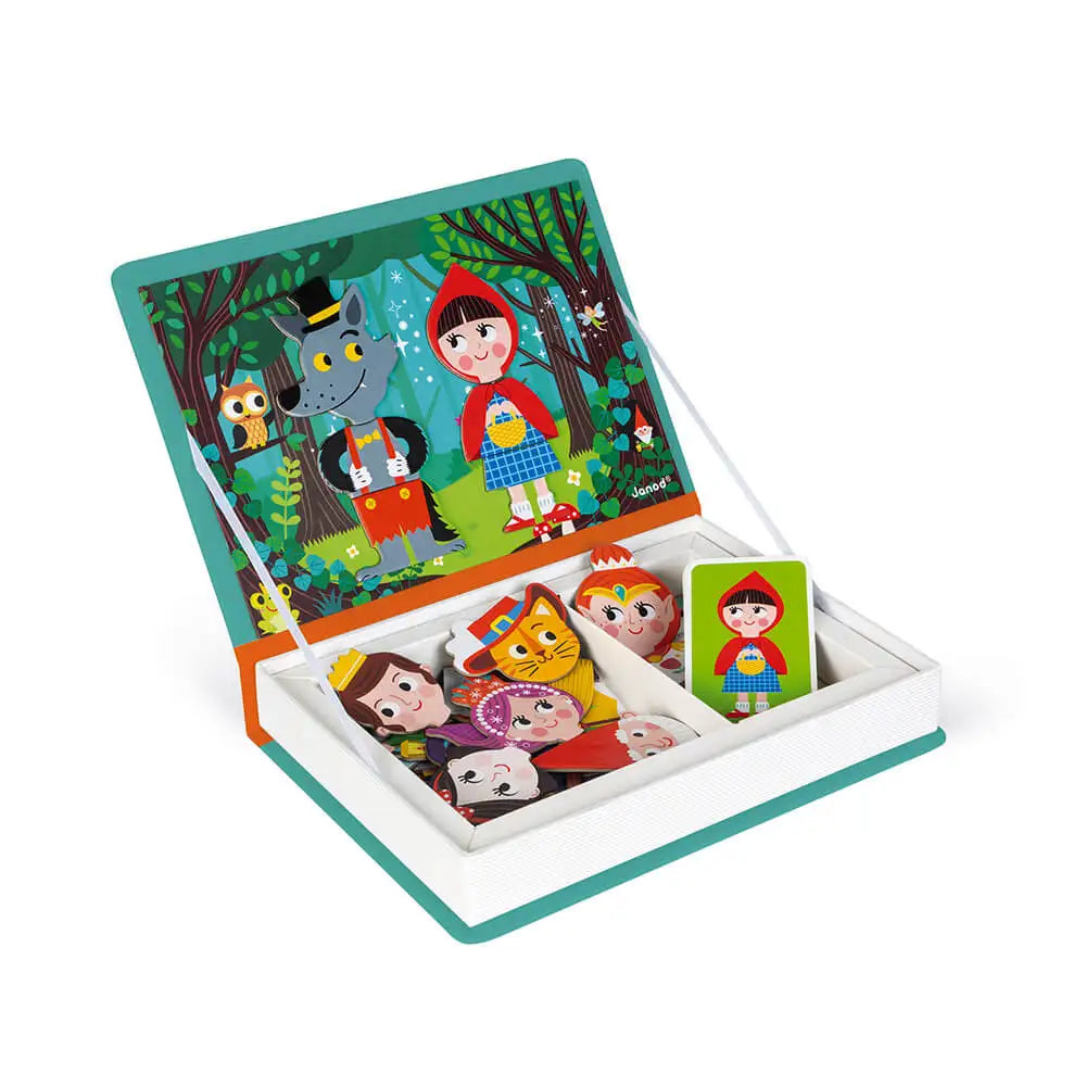 Janod Fairy Tails Magneti'book Jigsaw Puzzle Open Picture