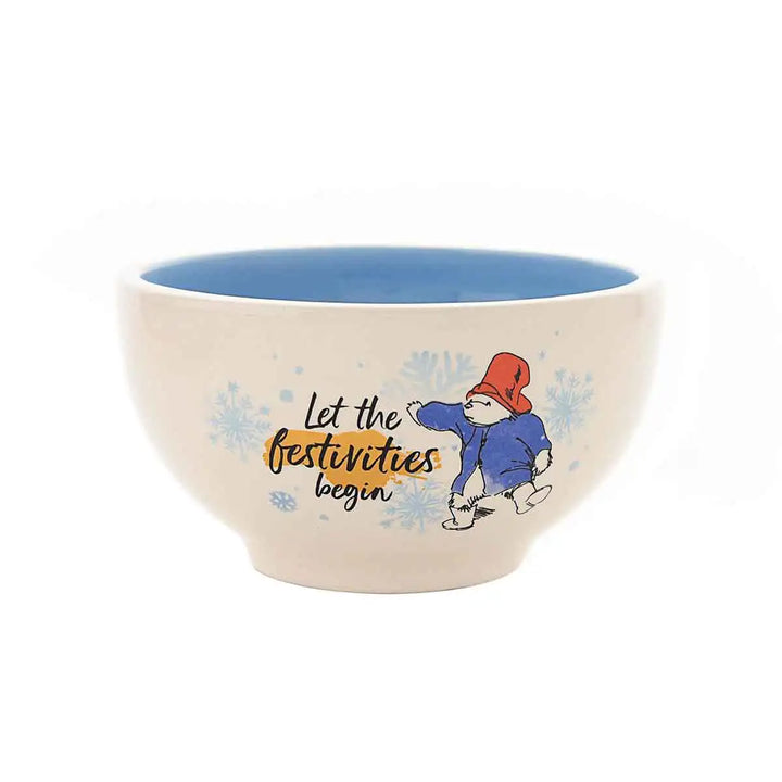 Paddington the Bear Christmas Ceramic Dinner Set Bowl Picture