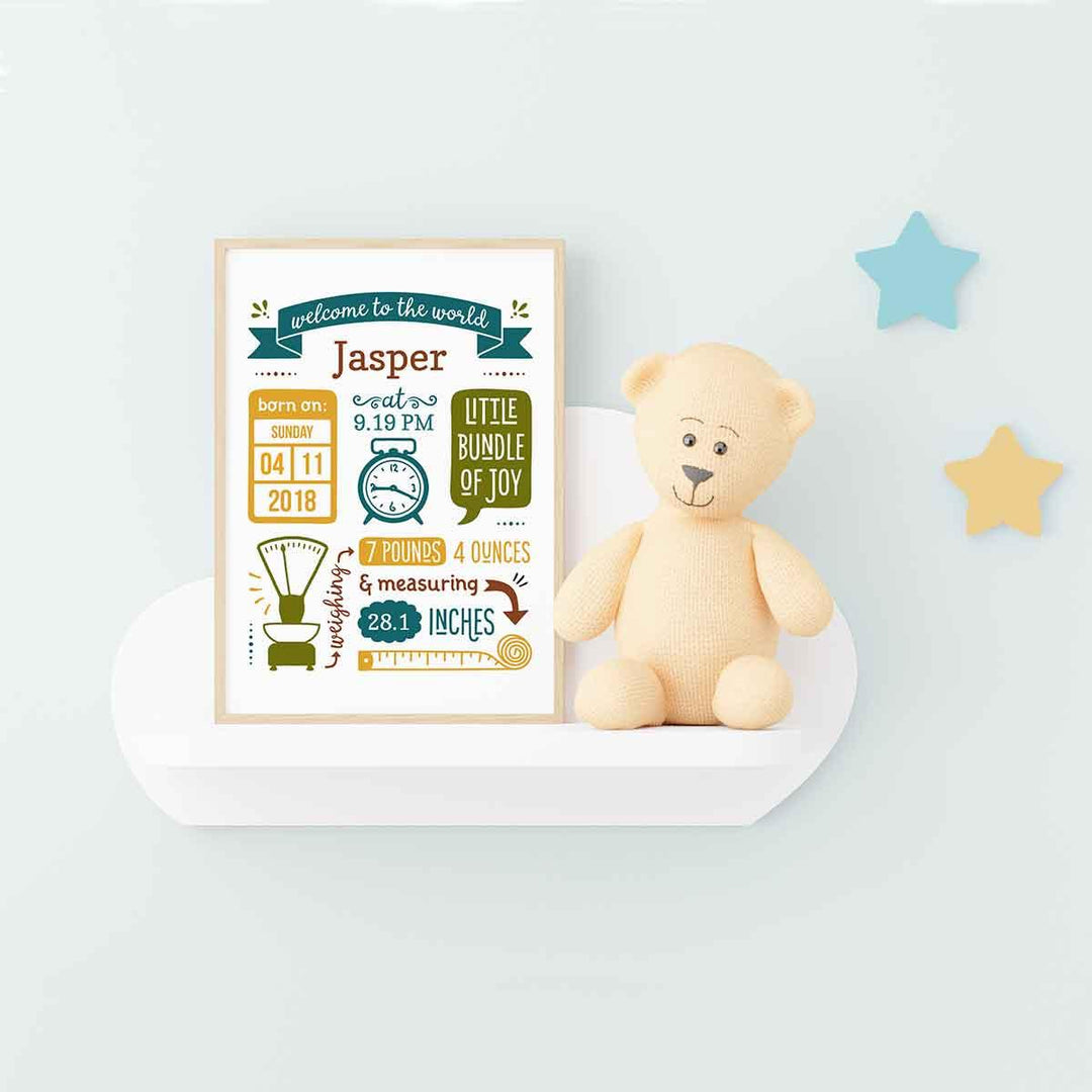 Bundle of Joy Birth Announcement