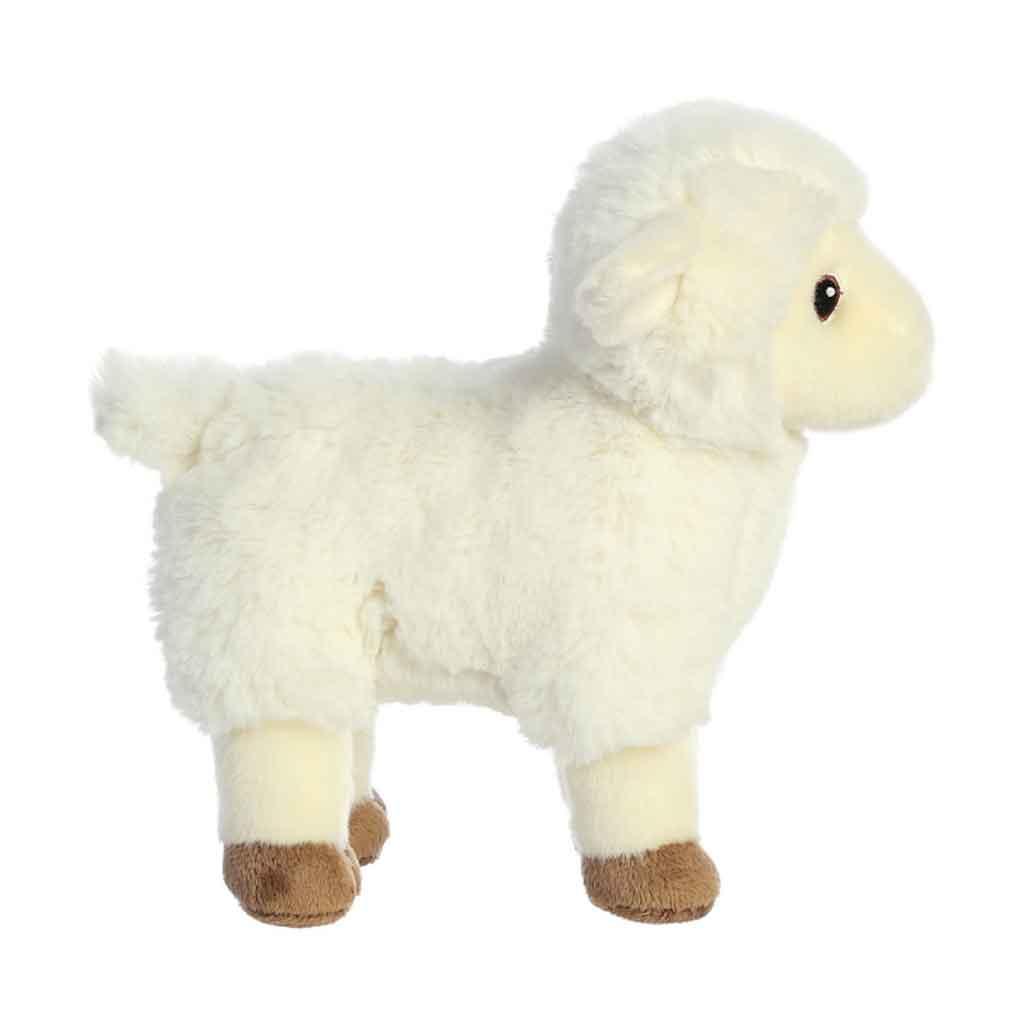 Aurora Eco Nation Recycled Plastic Lamb Teddy Right Side Picture