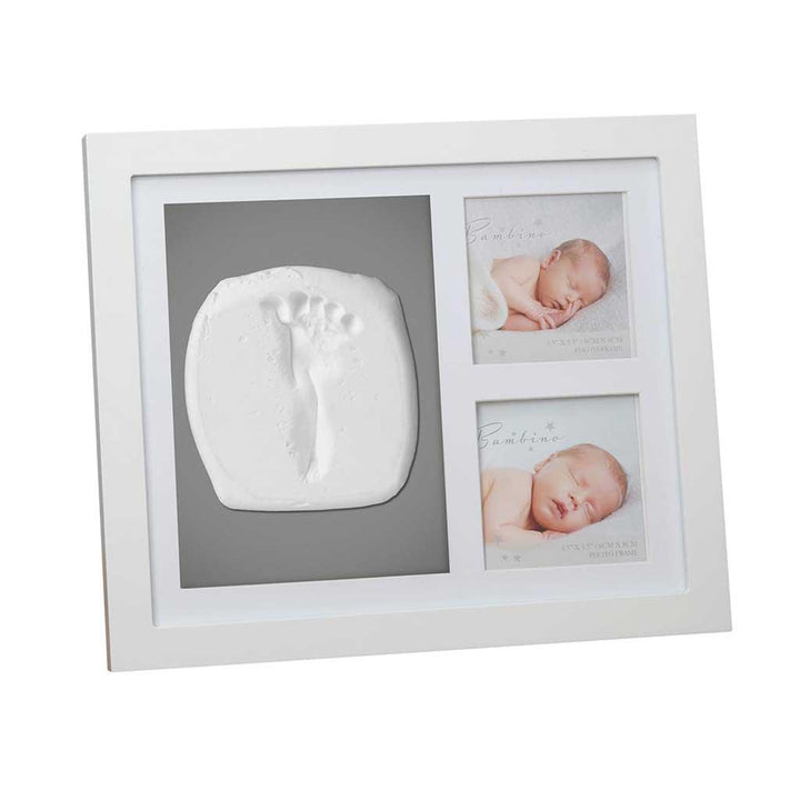 Bambino White Photo Frame & Clay Print Front Picture
