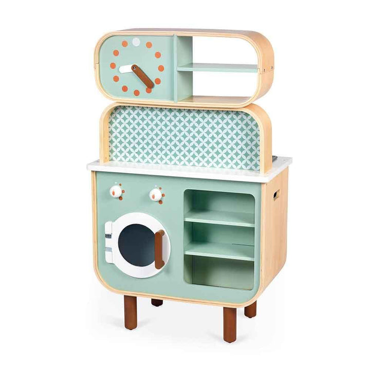 Janod Wooden Big Cooker Reverso Kitchen Back Picture