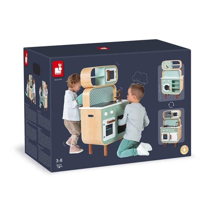 Janod Wooden Big Cooker Reverso Kitchen Box Picture