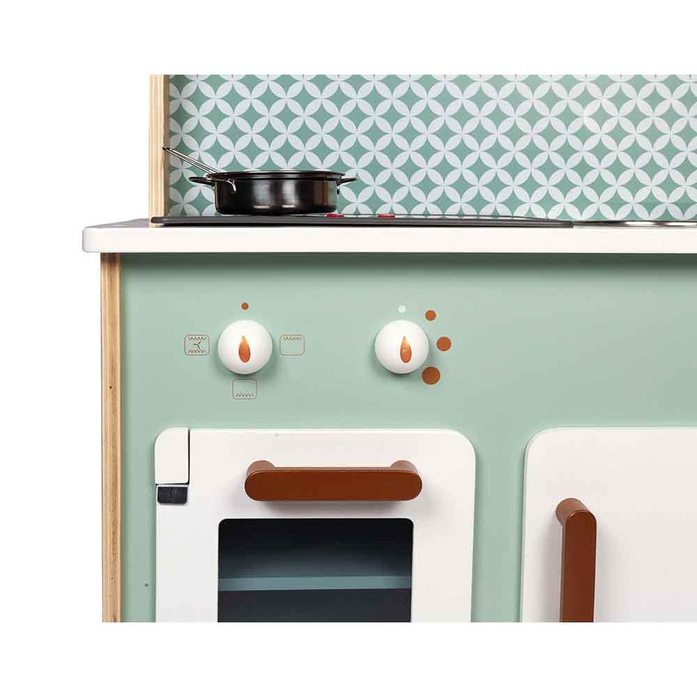 Janod Wooden Big Cooker Reverso Kitchen Controls Picture