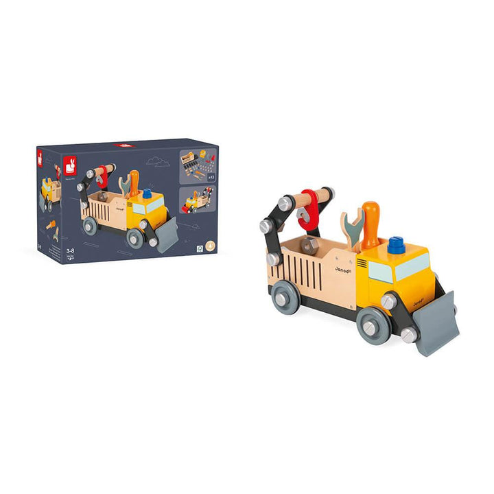 Janod Wooden Brico'Kids DIY Builders Truck and Box Picture