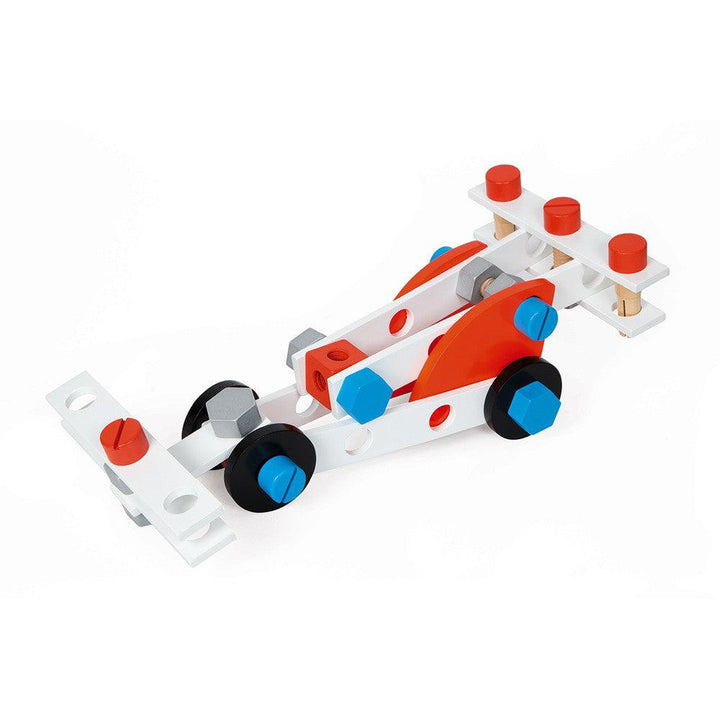 Janod Wooden Brico'Kids Giant Magnetic Workbench Racing Car Picture