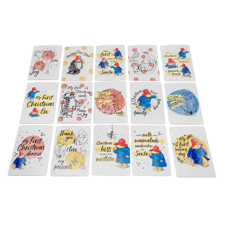 Paddington Bear My First Christmas Memory Box and Milestone Cards Picture