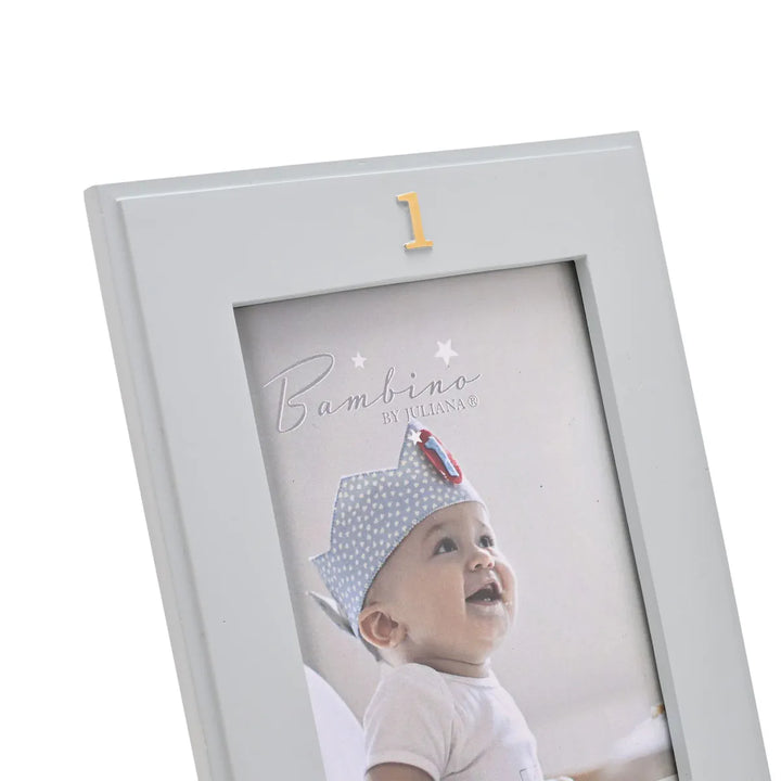 Bambino 1st Birthday Blue Resin Photo Frame