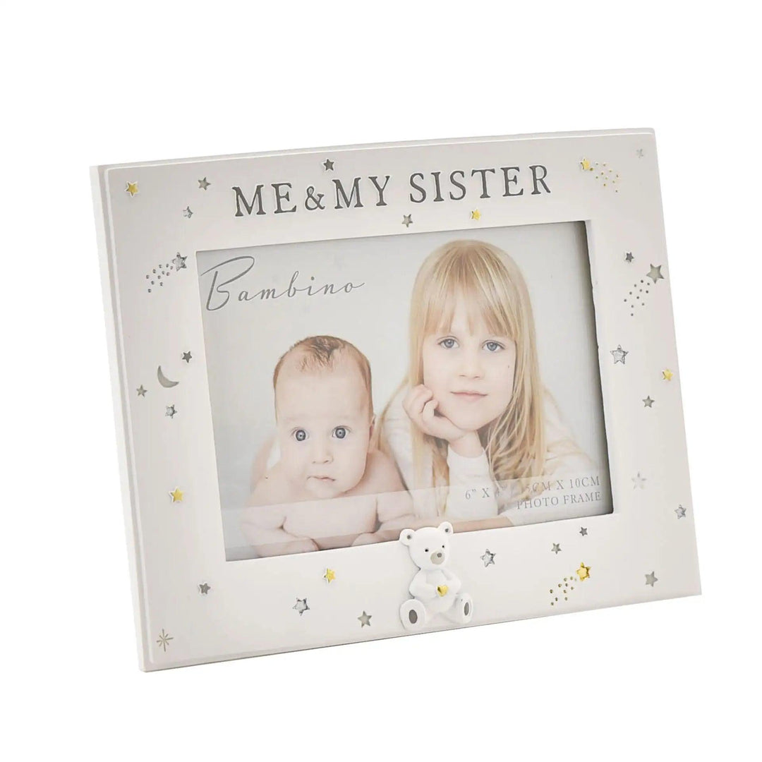 Bambino Me & My Sister Photo Frame Side Picture