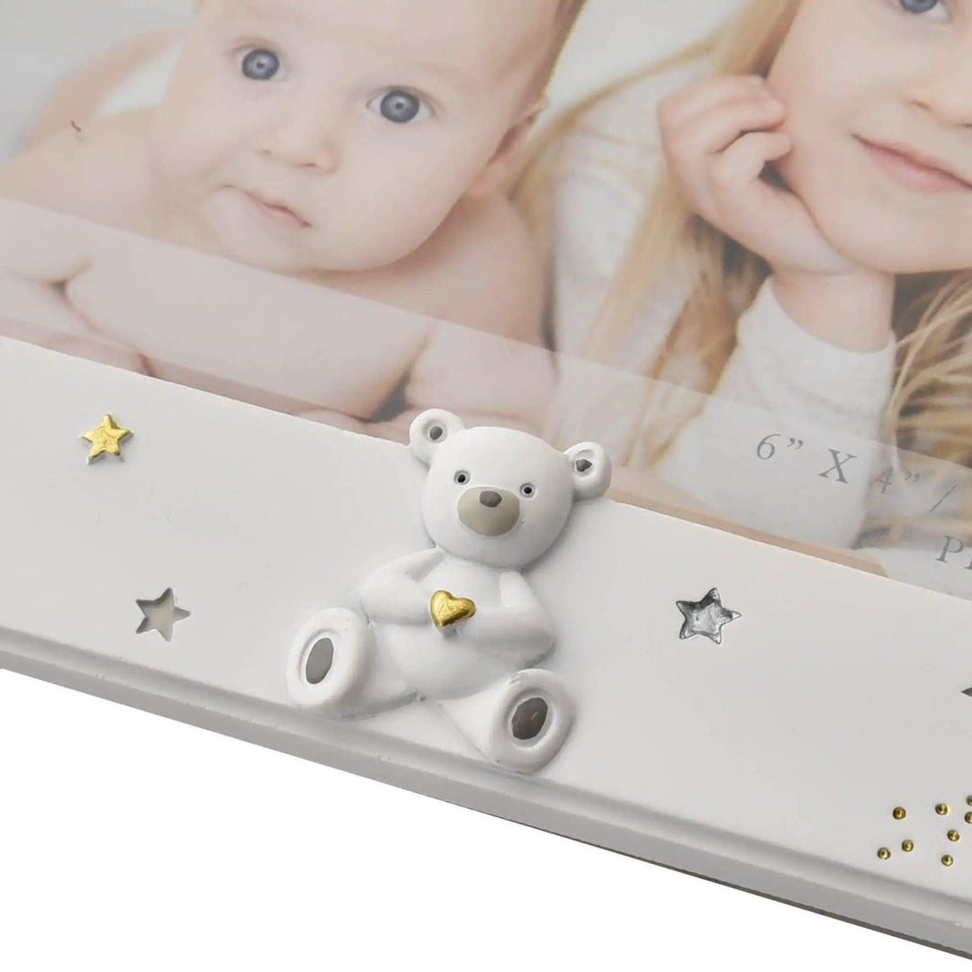 Bambino Me & My Sister Photo Frame Teddy Detail Picture