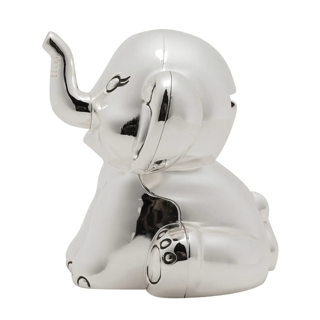 Bambino Silver Plated Elephant Money Box