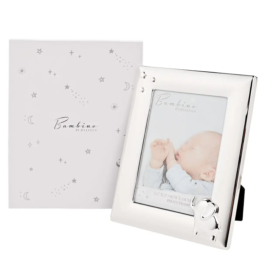 Bambino Silverplated Elephant Photo Frame with Box Picture