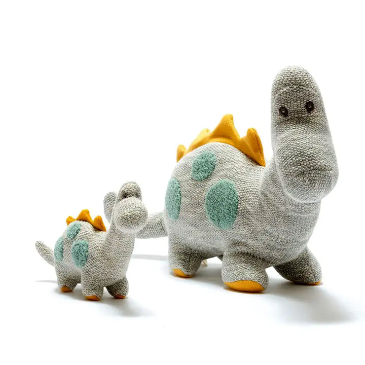Scandi Organic Grey Diplodocus Toy