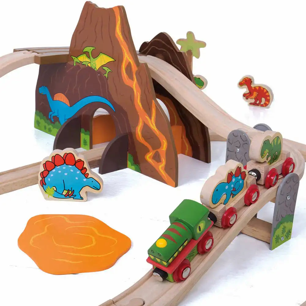 Dinosaur Railway Set
