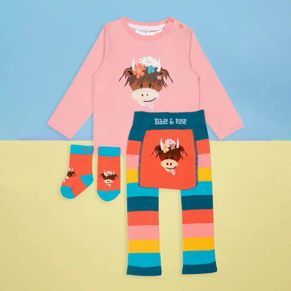Bonnie Highland Cow Gift Set