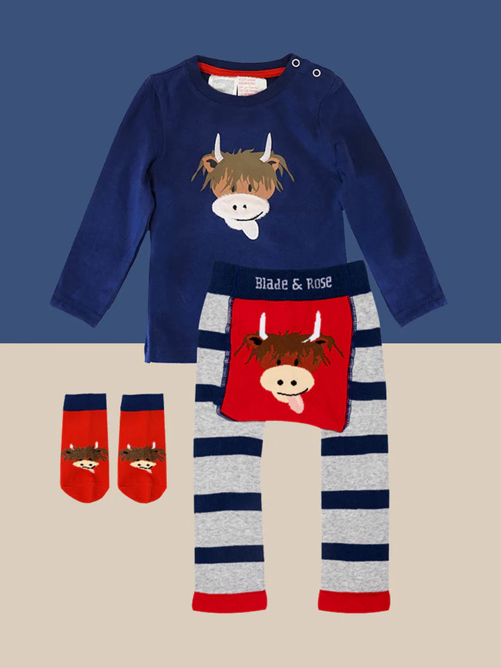 Blade & Rose Hamish Highland Cow Gift Box Details Picture
