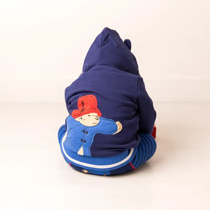 Blue Blade & Rose Paddington Out and About Hoodie with Paddington patch on the back