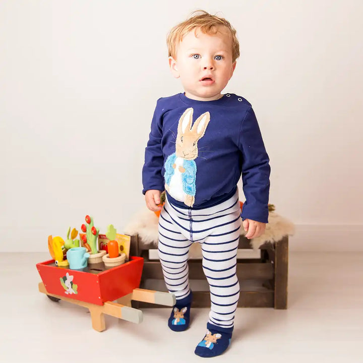 Peter Rabbit Navy Socks
