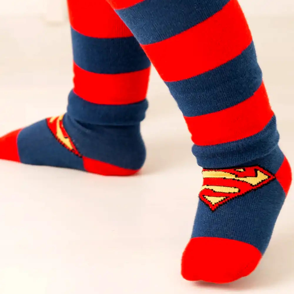 Superman Saves The Day Socks