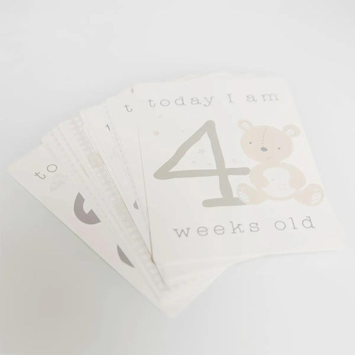 Twinkle Twinkle Milestone Cards and Album Set Mile Stone Card 4 Weeks OId Picture