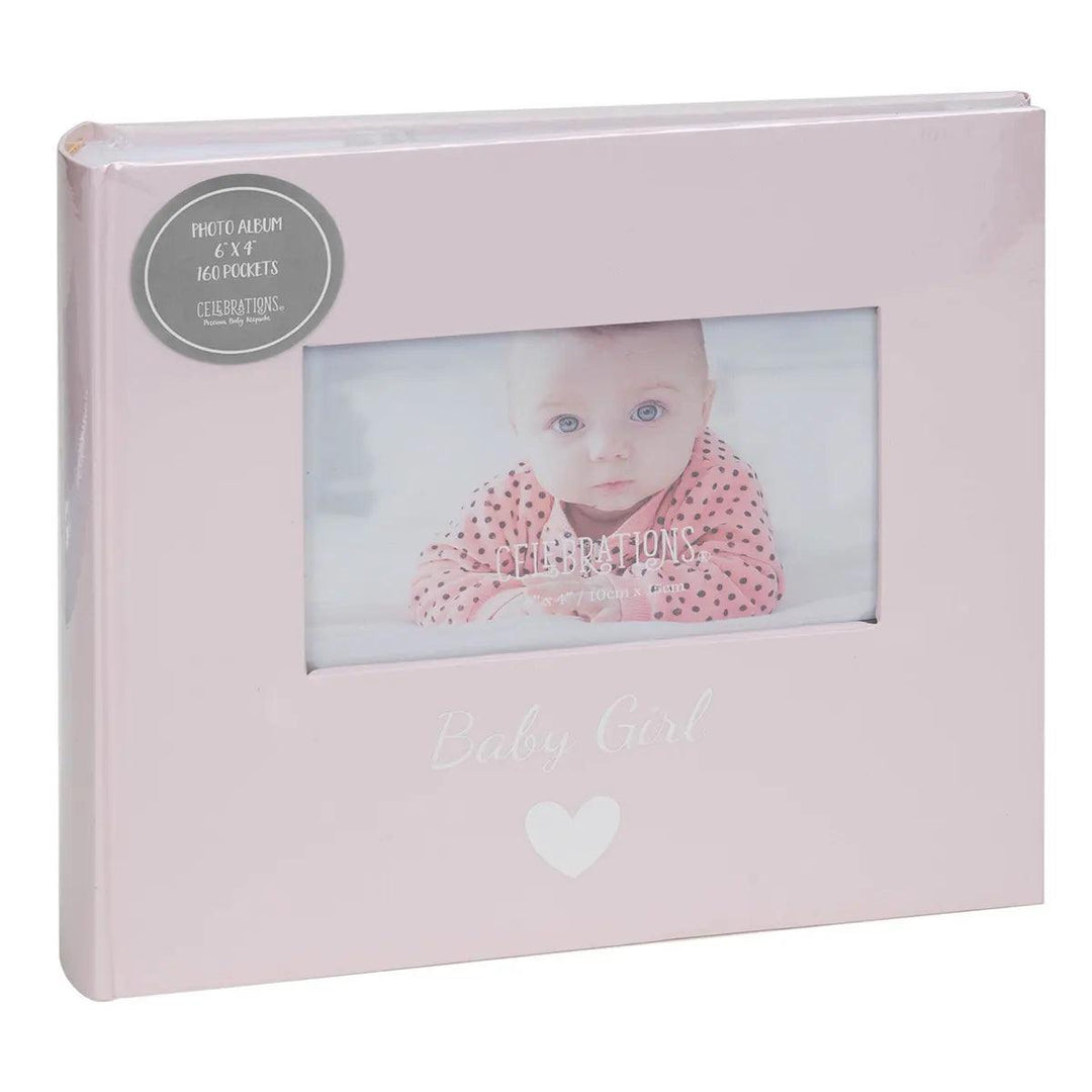 Celebrations Pink Baby Photo Album Front Picture