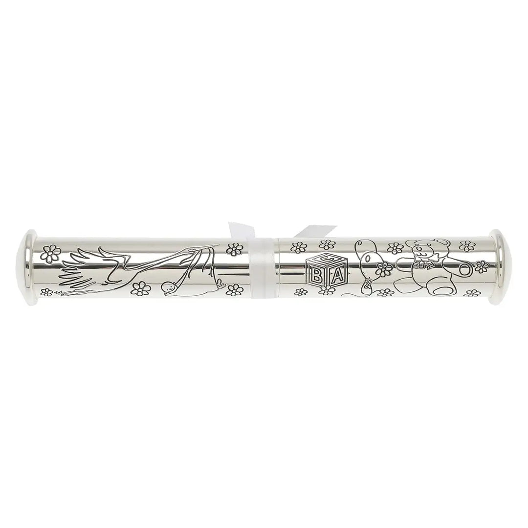 Celebrations Silverplated Birth Certificate Holder Side Picture