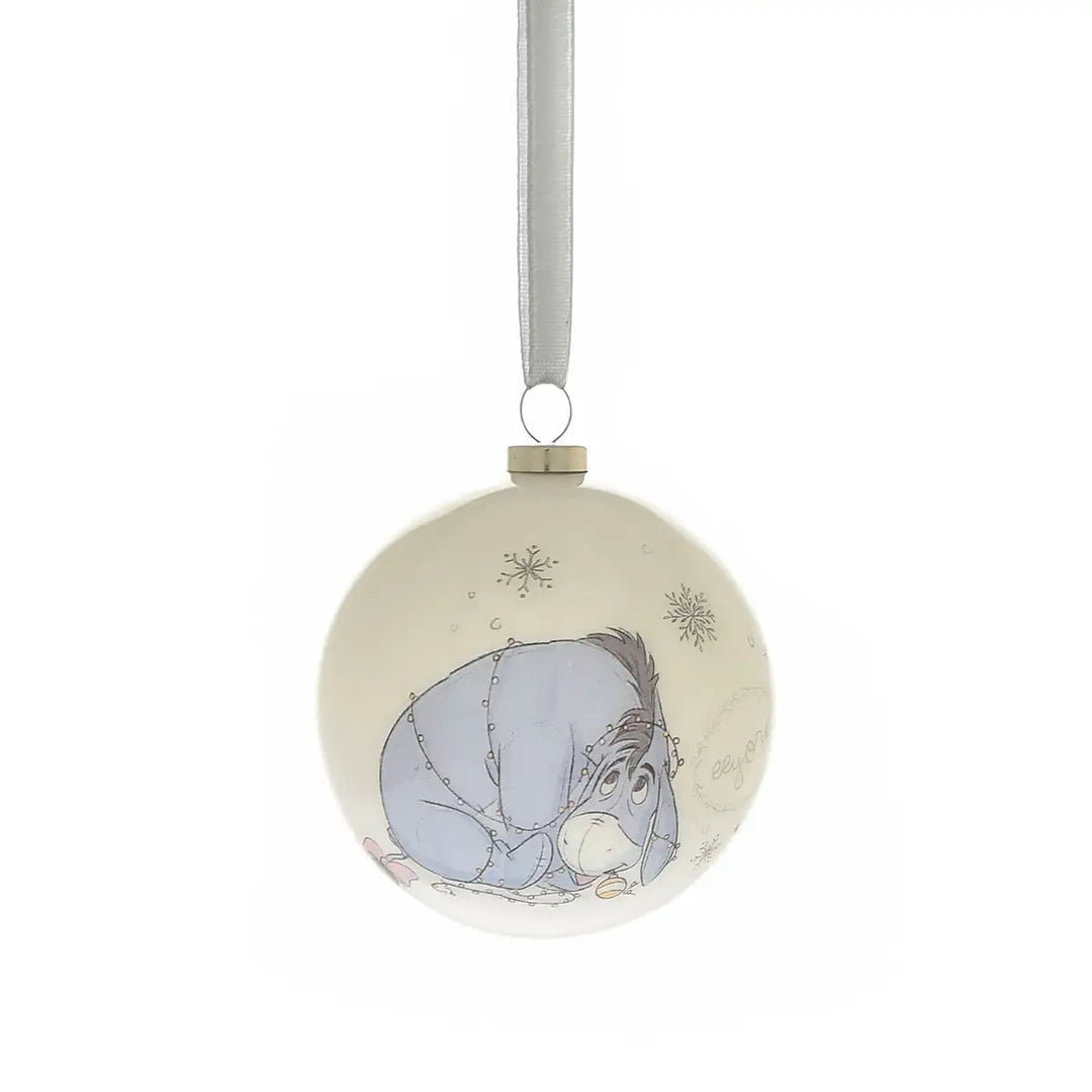 Disney Magical Beginnings Set of 6 Christmas Baubles Eeyore Picture