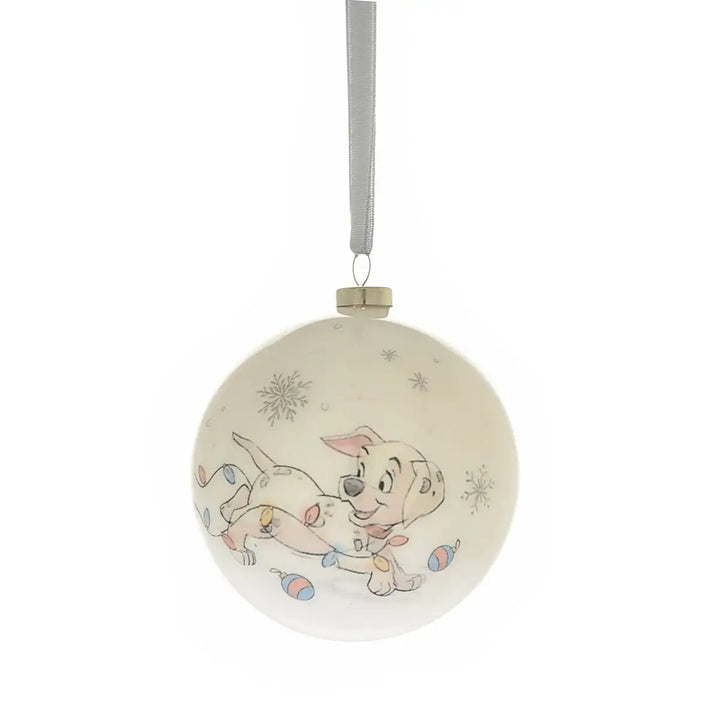 Disney Magical Beginnings Set of 6 Christmas Baubles Lucky Picture