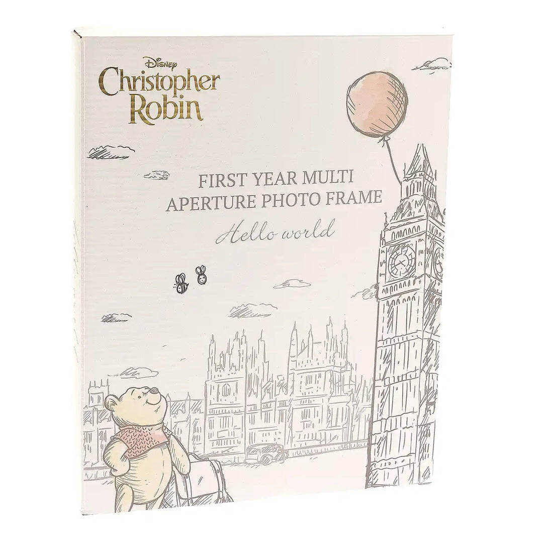 Disney Christopher Robin 1st Year Multi Aperture Frame