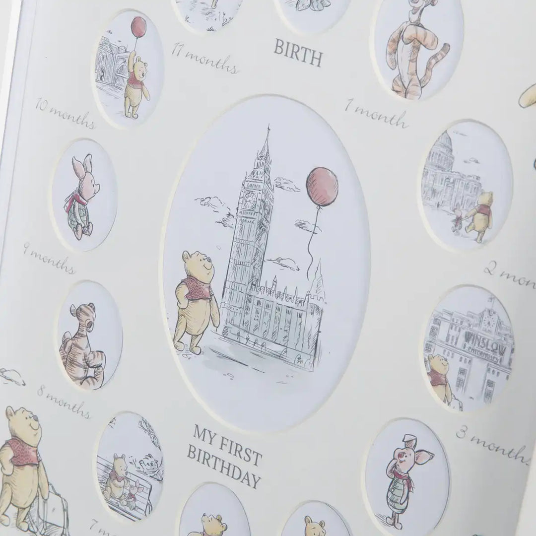 Disney Christopher Robin 1st Year Multi Aperture Frame