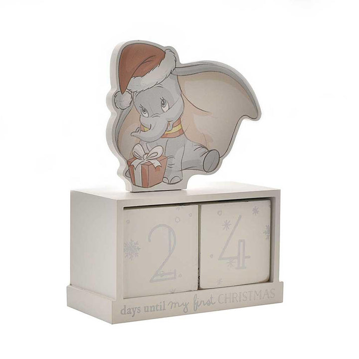 Disney Magical Beginnings Wooden Dumbo Christmas Countdown Calendar Side Picture