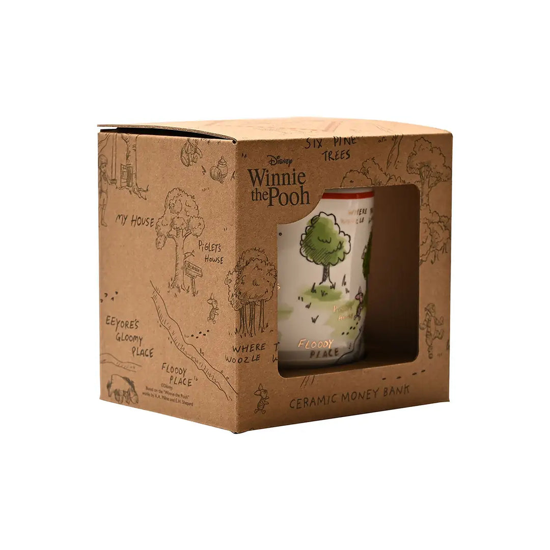Disney Winnie the Pooh Ceramic Money Bank Box Picture