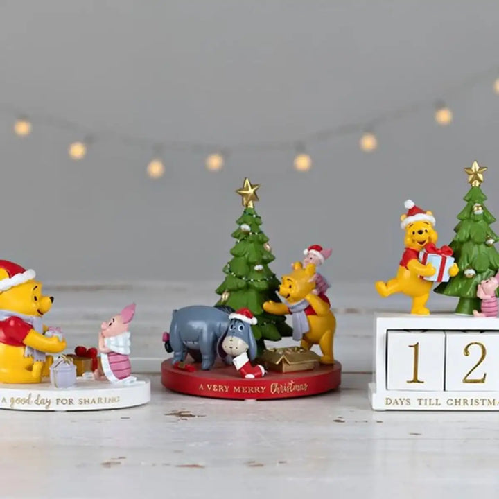 Winnie the Pooh Resin Christmas Countdown Calendar