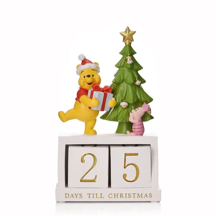 Winnie the Pooh Resin Christmas Countdown Calendar