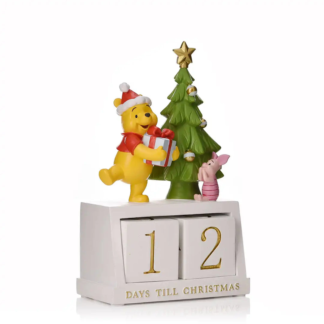 Winnie the Pooh Resin Christmas Countdown Calendar