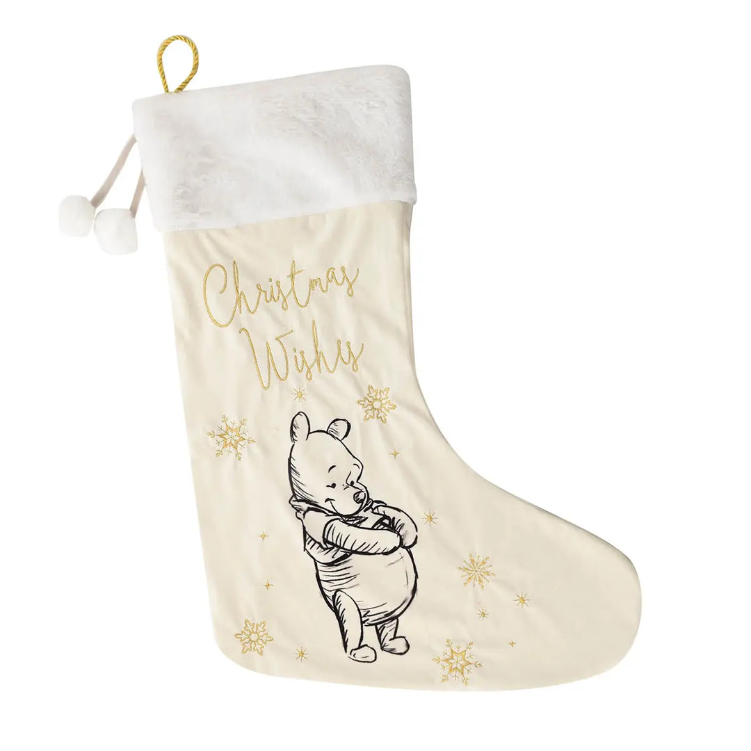 Disney Winnie the Pooh Velet Christmas Stocking Main Picture