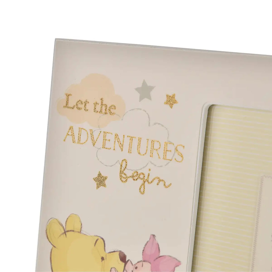 Disney Magical Beginnings Winnie the Pooh Let the Adventures Begin Photo Frame Detail Picture