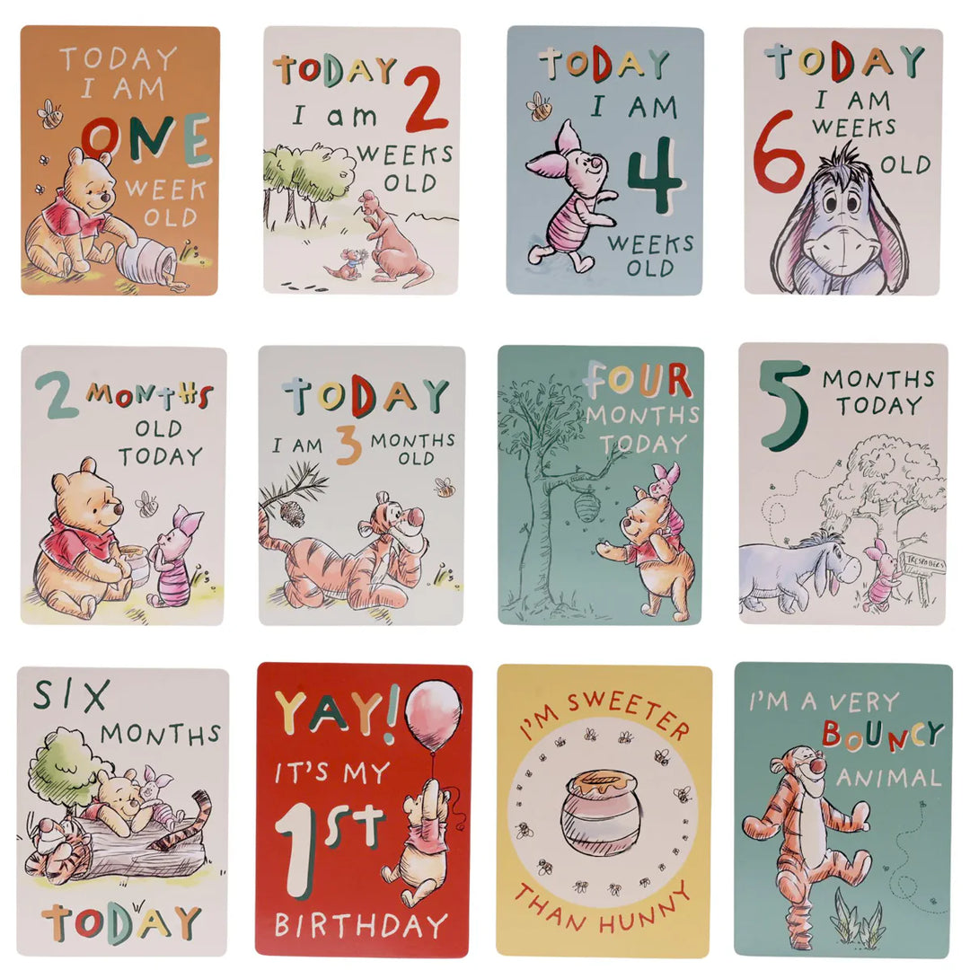 Disney Winnie the Pooh Milestone Cards