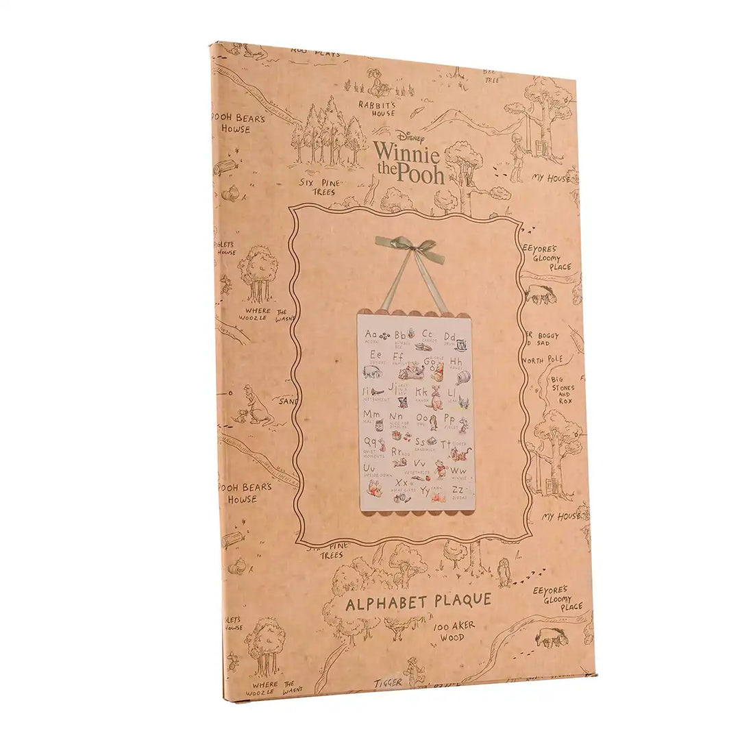 Disney Winnie the Pooh Counting Alphabet Plaque Box
