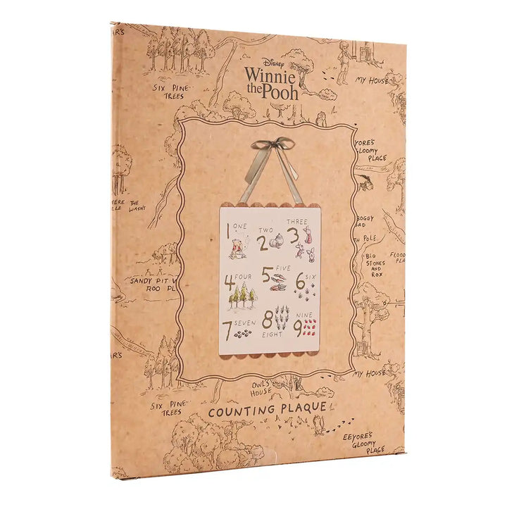 Disney Winnie the Pooh Counting Plaque in its Branded Box
