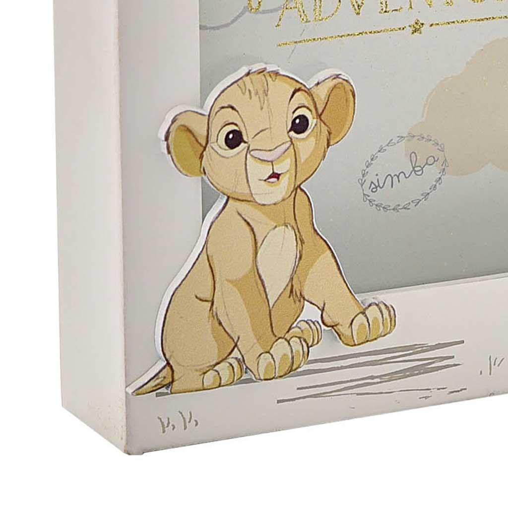 Disney Magical Beginnings Simba Wooden Money Box Details Picture