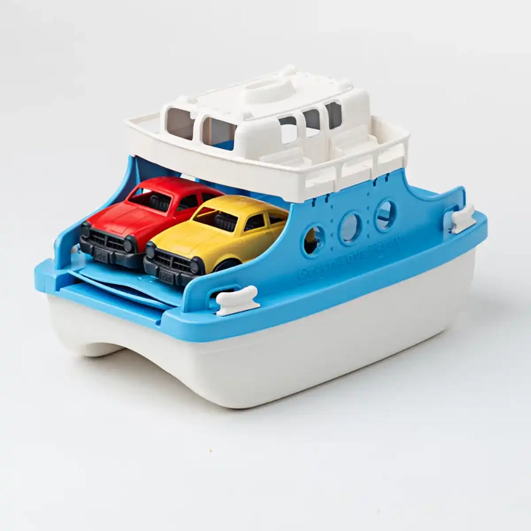 Recycled Ferry Boat with Cars