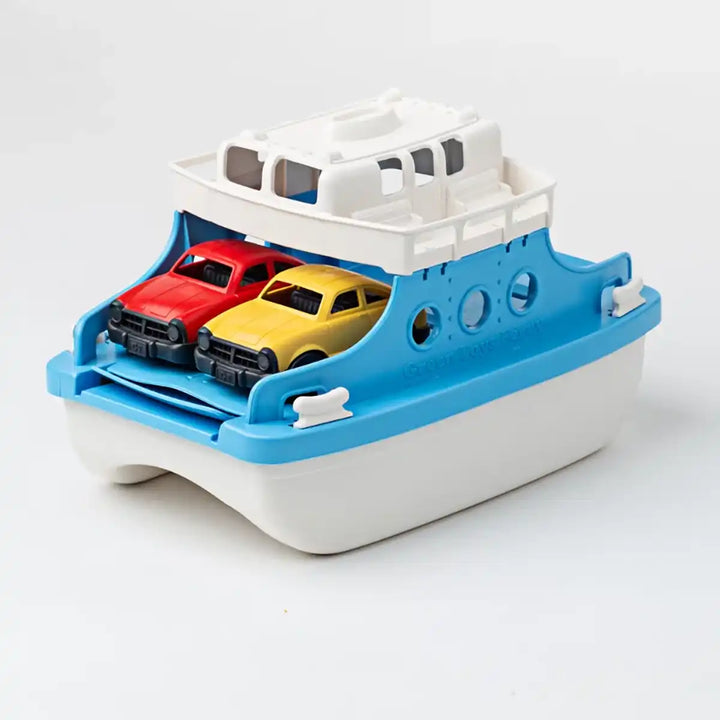 Recycled Ferry Boat with Cars