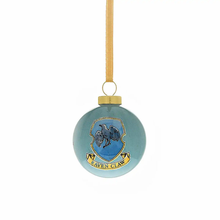 Harry Potter-themed Christmas mini bauble ornament with Raven Claw design