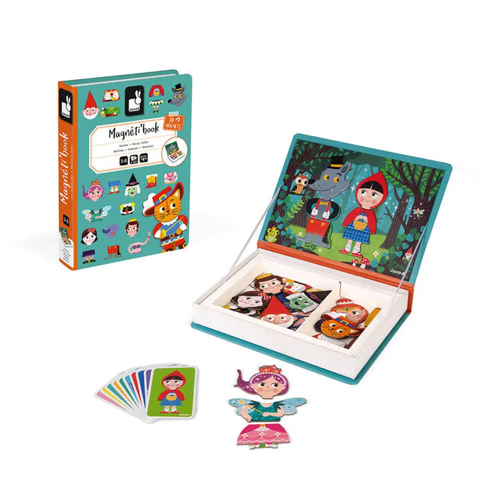 Janod Fairy Tails Magneti'book Jigsaw Puzzle Pieces and Box Picture