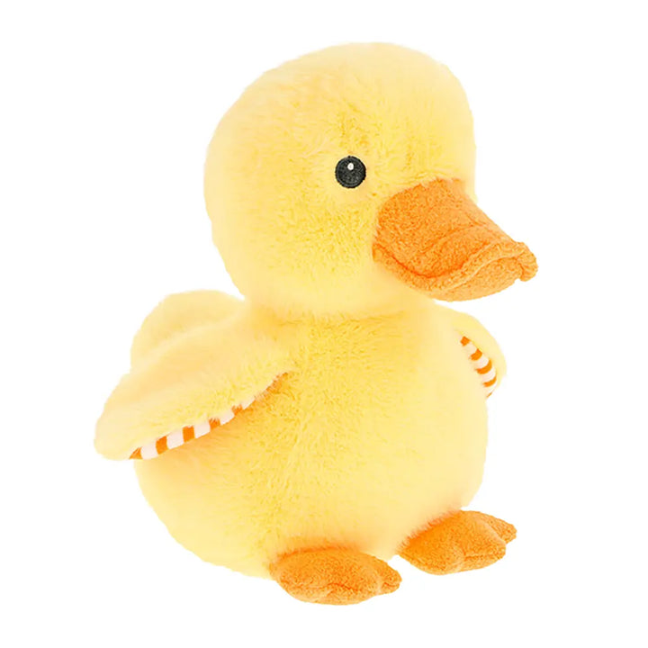 Keel Toys Keeleco 100% Recycled Plastic Fuzzy Duck Largel Soft Teddy Picture