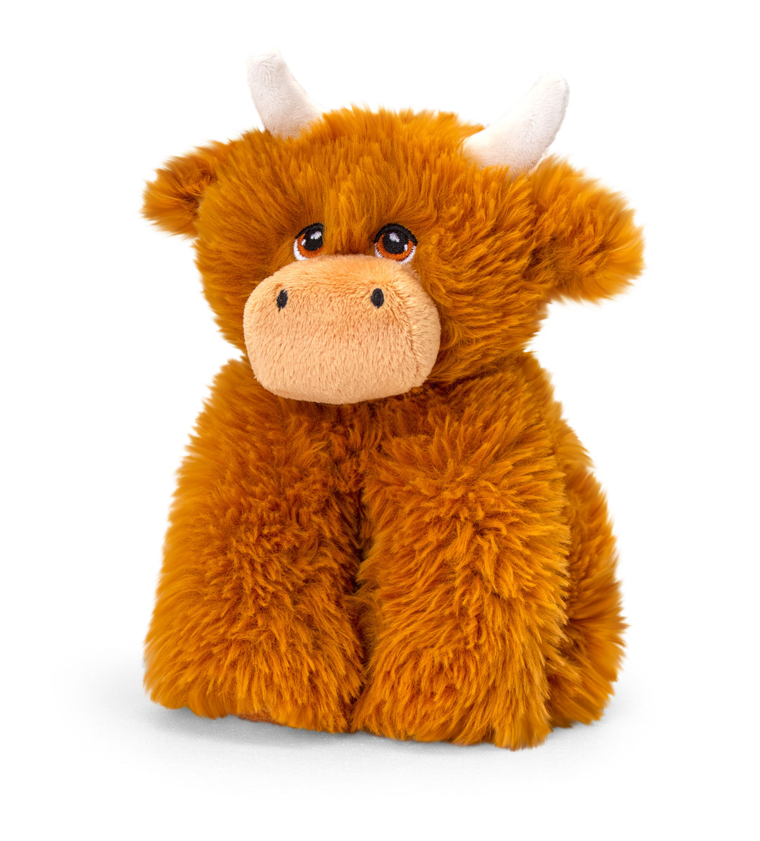 Keel Toys Keeleco 100% Recycled Plastic Highland Cow Soft Teddy Picture