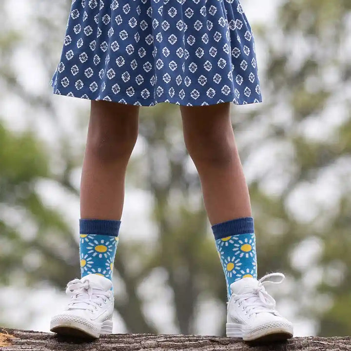 Kite Clothing GOTS Organic Cotton Sunny Socks Worn Sun Picture