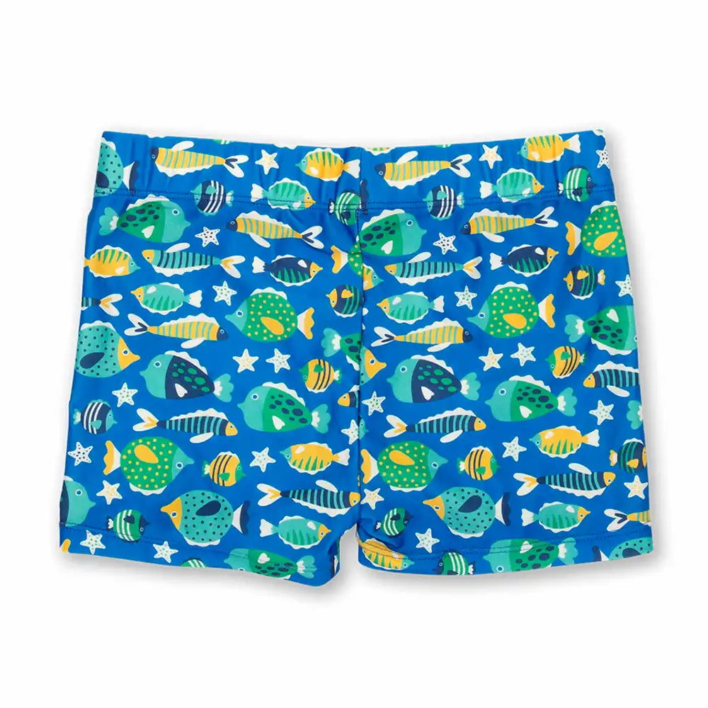 Kite Clothing Recycled Polyester Funky Fish Swim Trunks Back Picture